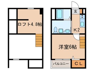 ブドワール塩池の物件間取画像